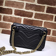 Modishbags Pearly Marmont Flap Belt Bag Leather black 476809 - 3