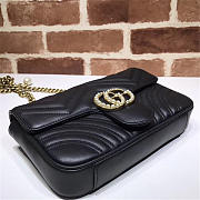 Modishbags Pearly Marmont Flap Belt Bag Leather black 476809 - 2
