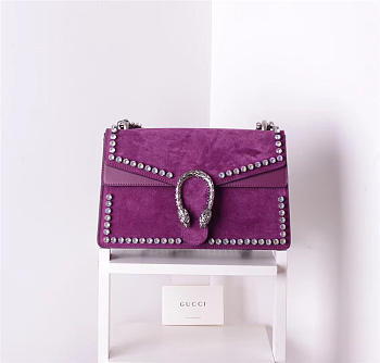 Modishbags Dionysus Calfskin Purple Bag 400249