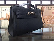 	Modishbags Mini Kelly Bag Sellier 22cm Black - 3