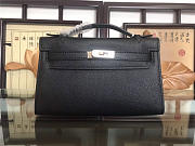 	Modishbags Mini Kelly Bag Sellier 22cm Black - 1