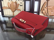 	Modishbags Mini Kelly Bag Sellier 22cm Red - 2