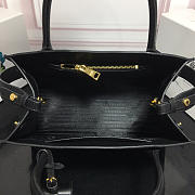 Modishbags Monochrome Saffiano Leather Handbag 1BA155 Black - 6