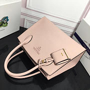 Modishbags Monochrome Saffiano Leather Handbag 1BA155 Pink - 5