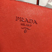	Modishbags Monochrome Saffiano Leather Handbag 1BA155 Orange - 6
