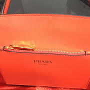 	Modishbags Monochrome Saffiano Leather Handbag 1BA155 Orange - 4