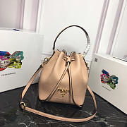 Modishbags Original Calfskin Leather Bucket Bag 1BE018 Pink - 3