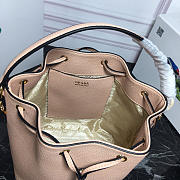 Modishbags Original Calfskin Leather Bucket Bag 1BE018 Pink - 5