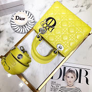 Modishbags Dior Leather Yellow Handbag - 3