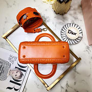 Modishbags Dior Leather Orange Handbag - 4