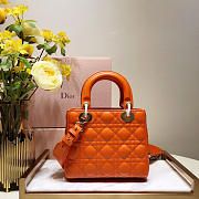 Modishbags Dior Leather Orange Handbag - 3