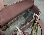 	Modishbags Lady Dior Leather Lambskin Pink Handbag - 5