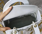 	Modishbags Dior Leather Lambskin White Handbag With Gold Hardware - 3