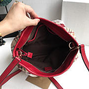 Modishbags Original Check Tote Handbag In Red - 4