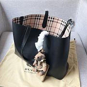 Modishbags Double Side Shopping Bag For Women In Black - 6