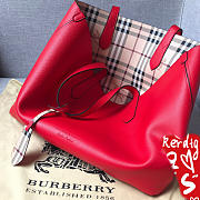 Modishbags Double Side Shopping Bag For Women In Red - 5