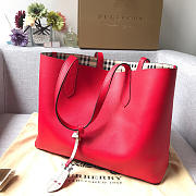 Modishbags Double Side Shopping Bag For Women In Red - 4