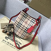 	Modishbags Haymarket Bucket Bag In Red - 1