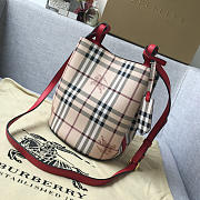 	Modishbags Haymarket Bucket Bag In Red - 4