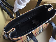 Modishbags Tote Vintage Small Handbag In Black - 3