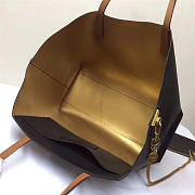 Modishbags Original Leather Shopping Handbag In Black - 4