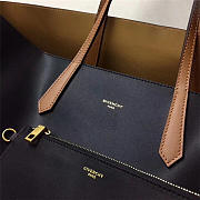Modishbags Original Leather Shopping Handbag In Black - 2