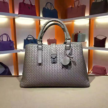 Modishbags Grey Handbag 7453