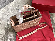 Modishbags Garavani Rockstud Spike Lambskin Handbag In Pink - 5