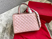 	Modishbags Garavani Rockstud Spike Lambskin Handbag In Cherry Blossom Pink - 2