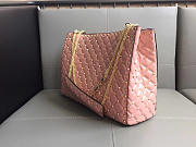 Modishbags Original Lambskin Spike Tote Bag In Pink - 5