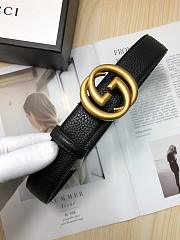Modishbags Gucci calfskin belt Bronze Hardware - 5