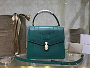 Modishbags Serpenti Forever Wrist organ bag in Dark Green - 1