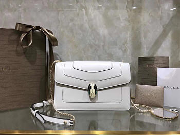 Modishbags Serpenti Forever Delicate crossbody bag in White