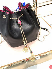 Modishbags  Macaron color Bucket bag in Black - 2