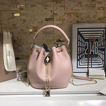 Modishbags Macaron color Bucket bag in Pink