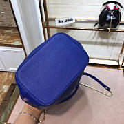 Modishbags Macaron color Bucket bag in Dark Blue - 6