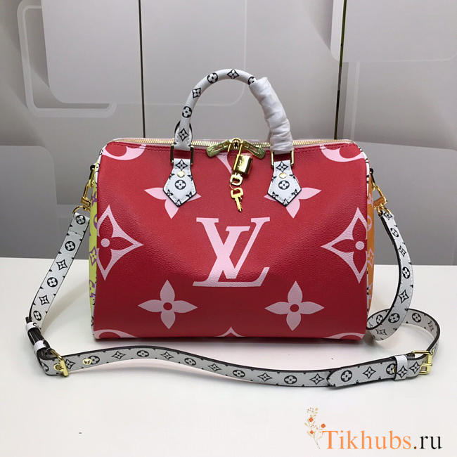 LV Monogram Canvas Bag 40391 Red - 1