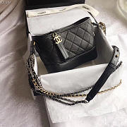Modishbags Gabrielle Small Hobo Bag Black 20cm - 4