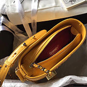 Modishbags Gabrielle Snakeskin small hobo bag Yellow 20cm - 4