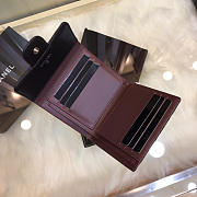 Modishbags Plain Folding Black Wallets with Sliver Hardware - 5