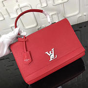 Louis Vuitton Lockme Red Bag M50250 - 3