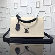 Louis Vuitton Lockme Black and White Bag M50250 - 3