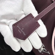 Louis Vuitton Lockme Burgundy Bag M50250 - 5