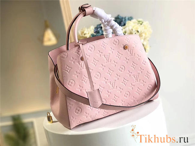 Louis Vuitton Montaigne Medium Bag with Pink M41046 - 1