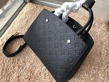 Louis Vuitton Montaigne Medium Bag with Black M41046