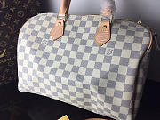 Louis Vuitton Damier Azur Speedy 30cm With Shoulder Strap Bag N41001 - 5