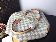 Louis Vuitton Damier Azur Speedy 30cm With Shoulder Strap Bag N41001 - 4