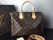 Louis Vuitton Damier Azur Speedy 30cm With Shoulder Strap Bag N40391 - 1