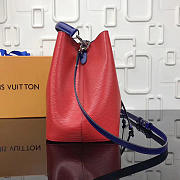 Louis Vuitton Lockme Bucket EPI Leather in Red - 6