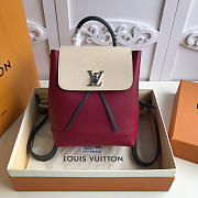 Louis Vuitton Lockme Backpack Red white M52734 - 3